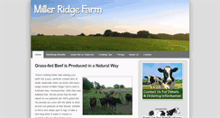 Desktop Screenshot of millerridgefarm.com